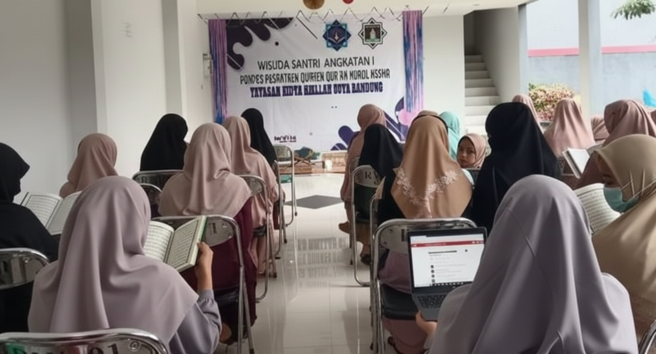 Santriwati NH saat wiuda